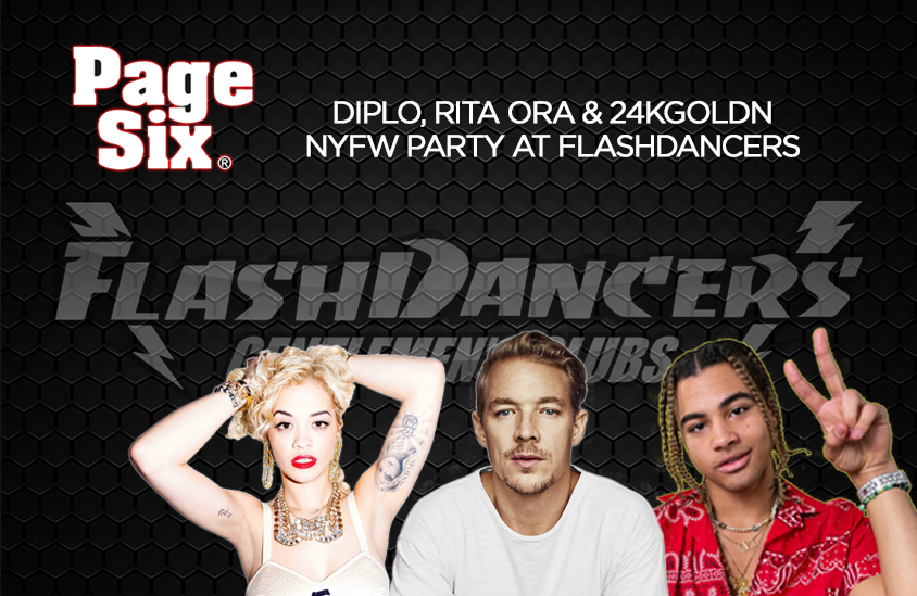 Diplo, Rita Ora & 24KGoldn at FlashDancers